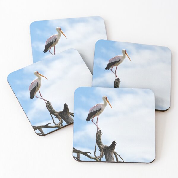 Item preview, Yellow-billed Stork (Mycteria ibis) designed and sold by Yair Karelic.