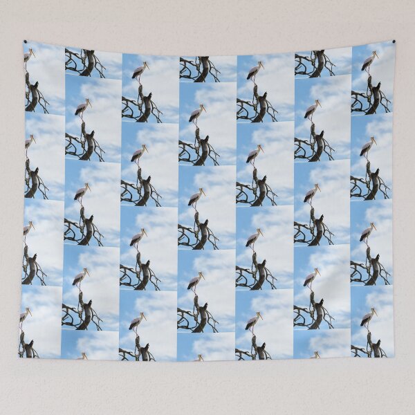 Item preview, Yellow-billed Stork (Mycteria ibis) designed and sold by Yair Karelic.