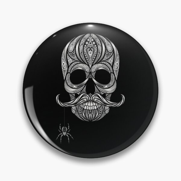 Item preview, Mustache Spidey Scull designed and sold by questadesigns.