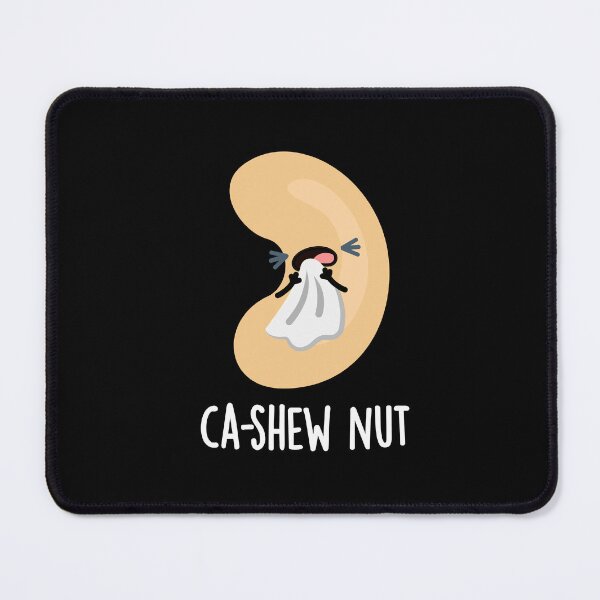 Item preview, Ca-shew Funny Sneezing Cashew Puns (Dark BG) designed and sold by punnybone.