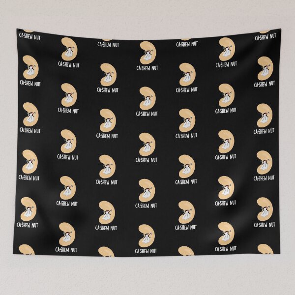 Item preview, Ca-shew Funny Sneezing Cashew Puns (Dark BG) designed and sold by punnybone.