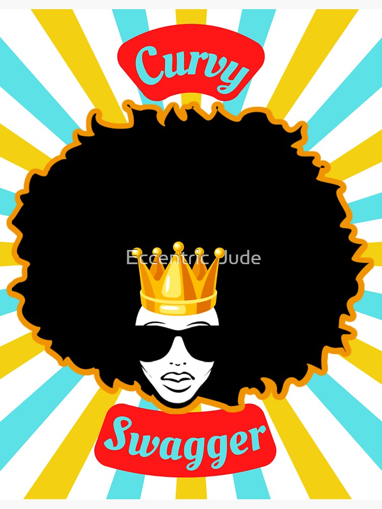 Thumbnail 3 of 3, Sticker, Curvy Swagger designed and sold by Eccentric Jude.