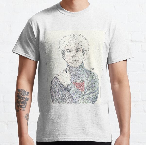 Andy Warhol pop art soup artist pointillism Classic T-Shirt