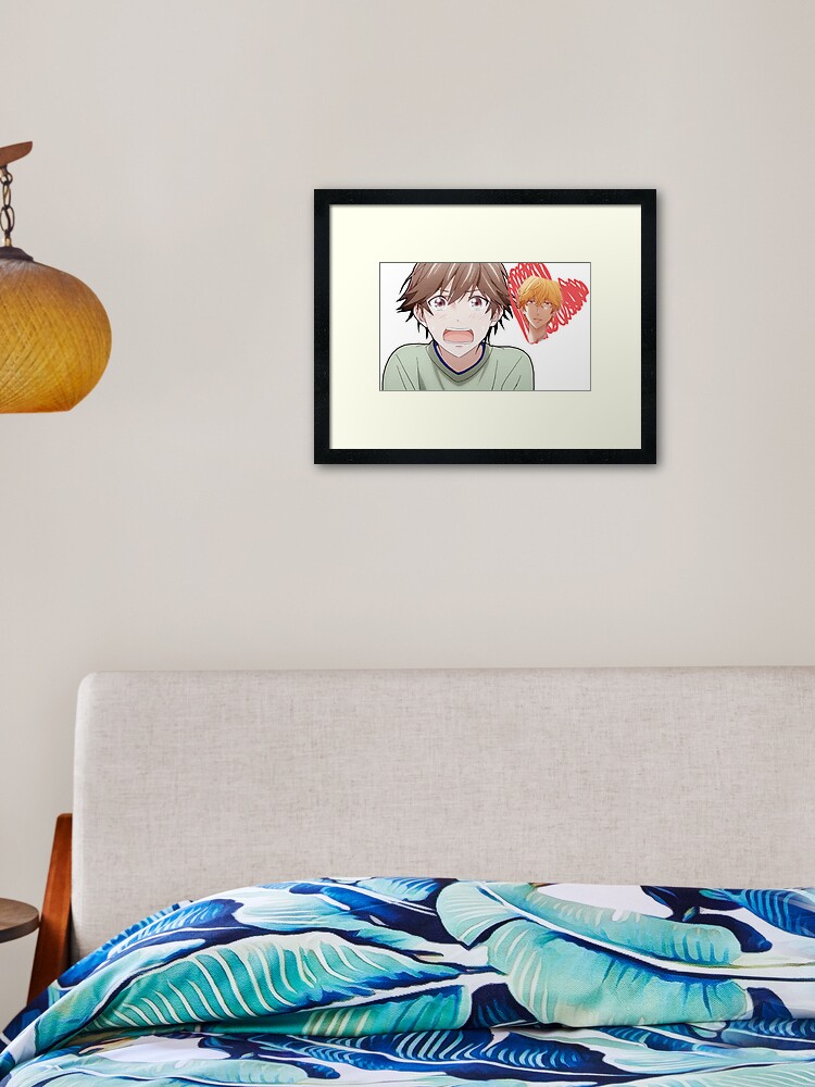 Hitorijime My Hero Kensuke X Asaya Hasekura Framed Art Print By