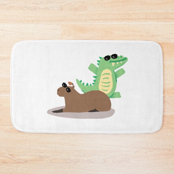 Item preview, Cool Capybara and Crocodile designed and sold by Tamas Das.