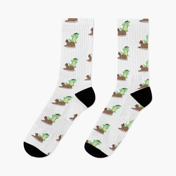 Item preview, Cool Capybara and Crocodile designed and sold by Tamas Das.