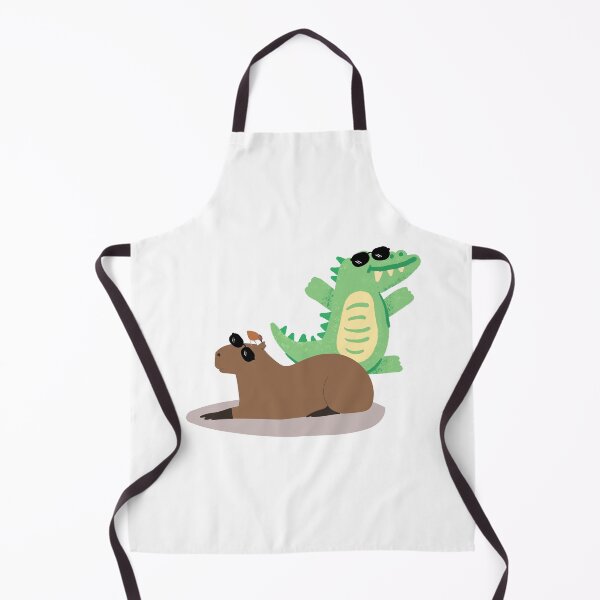 Item preview, Cool Capybara and Crocodile designed and sold by Tamas Das.