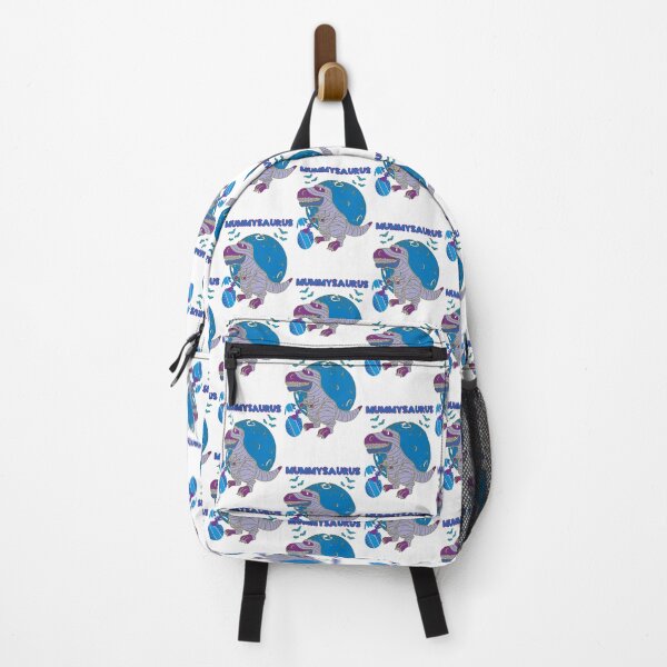 Item preview, Mummysaurus T-Rex with Baby Hatchling Bright Blue and Deep Purple version designed and sold by JoyOfHopeStore.