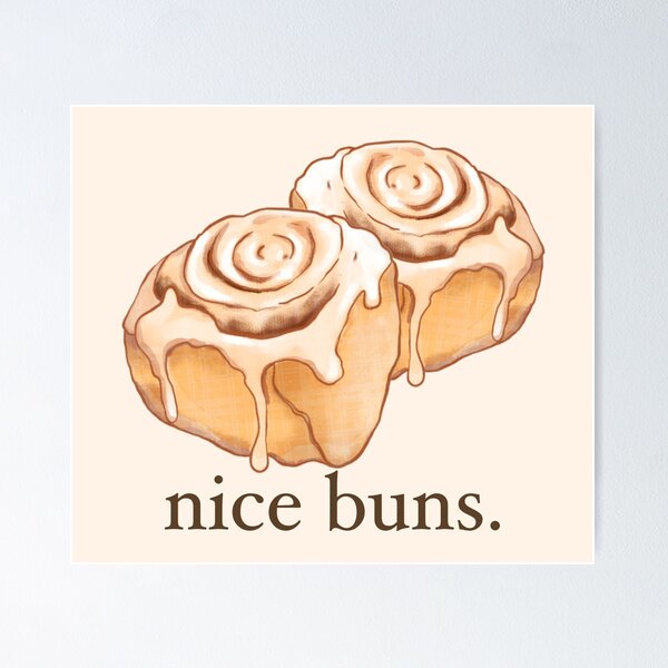 Item preview, Nice Buns Cinnamon Rolls designed and sold by Jellybrush.