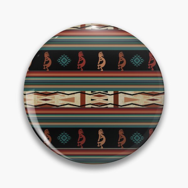 Item preview, Native American Kokopelli With Aztec Design designed and sold by handsoftime2020.