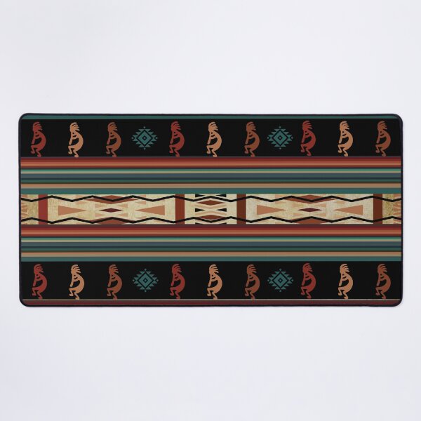 Item preview, Native American Kokopelli With Aztec Design designed and sold by handsoftime2020.