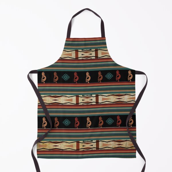 Item preview, Native American Kokopelli With Aztec Design designed and sold by handsoftime2020.