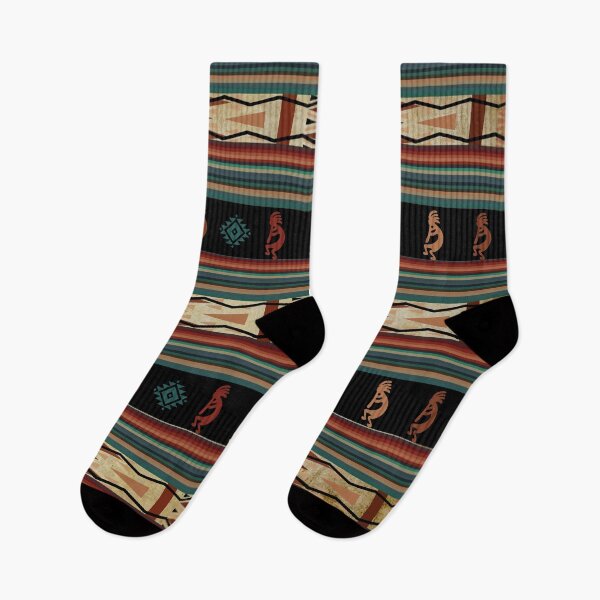 Item preview, Native American Kokopelli With Aztec Design designed and sold by handsoftime2020.