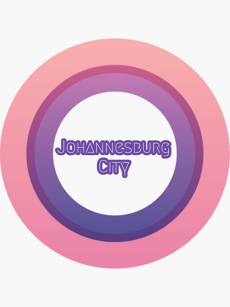 "Johannesburg city in South Africa" Sticker for Sale by thenatureof