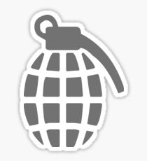Grenade, It's Da Bomb, Old Fashion Grenade, WWII Sticker