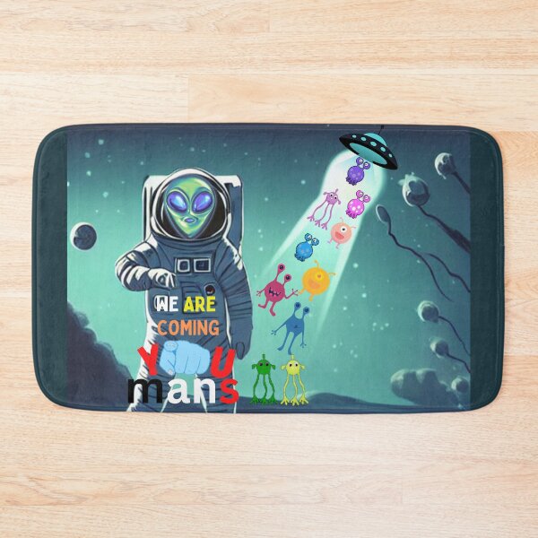 Item preview, Alien in space suit threatning you mans designed and sold by Artistic Mind.