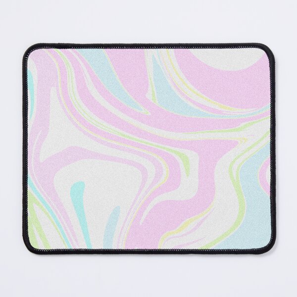 Item preview, Modern Grainy Liquid Swirl Abstract Pattern Square Pastel Baby Pink, Baby Blue, Baby Green Multicolor Design designed and sold by theprintedclub.