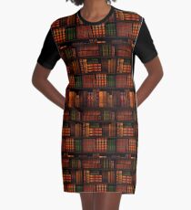 Books - Library - Books - Bookworm - Reading - Bibliophile - Book Bag - Dress - Shirt Graphic T-Shirt Dress