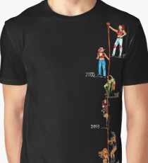 Timeline Pole Graphic T-Shirt