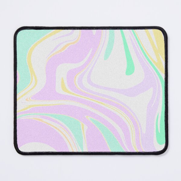 Item preview, Modern Grainy Liquid Swirl Abstract Pattern Square, Baby Girl, Pastel Lilac, Baby Yellow, Orange, Mint Green Multicolor Design designed and sold by theprintedclub.