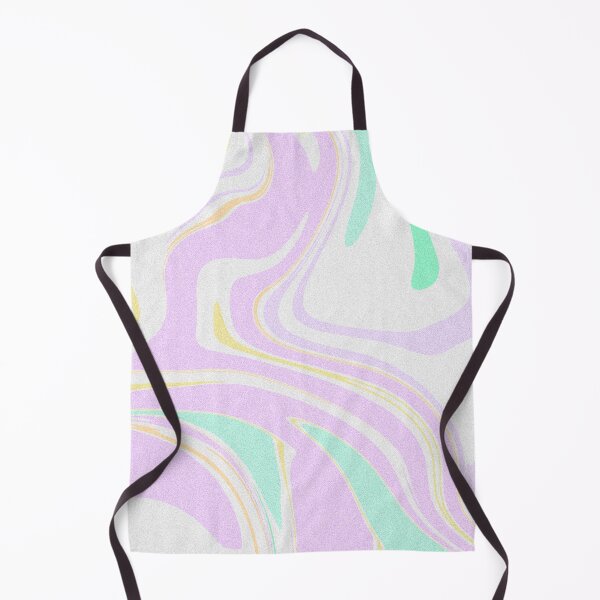 Item preview, Modern Grainy Liquid Swirl Abstract Pattern Square, Baby Girl, Pastel Lilac, Baby Yellow, Orange, Mint Green Multicolor Design designed and sold by theprintedclub.