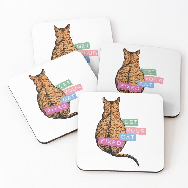 Item preview, Get Your Cat Fixed designed and sold by chillaxcats.