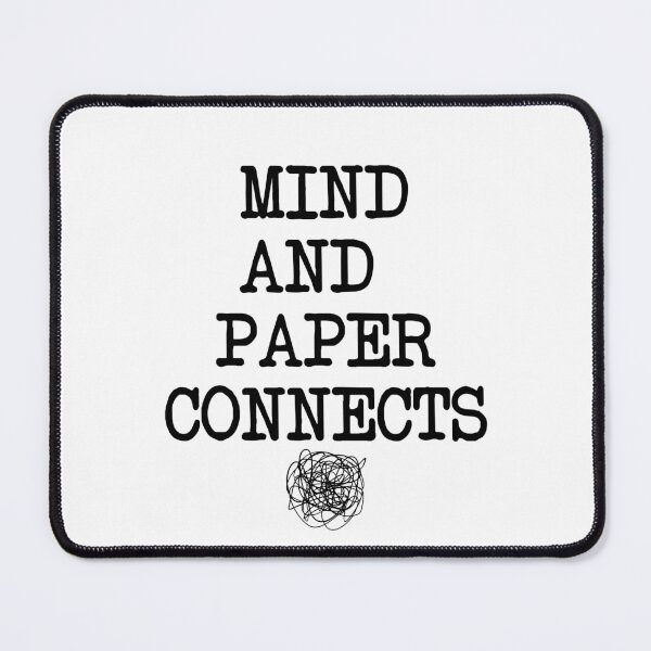 Item preview, mind and paper connects - mental health, anxiety, and journaling designed and sold by Therapy by Sen.
