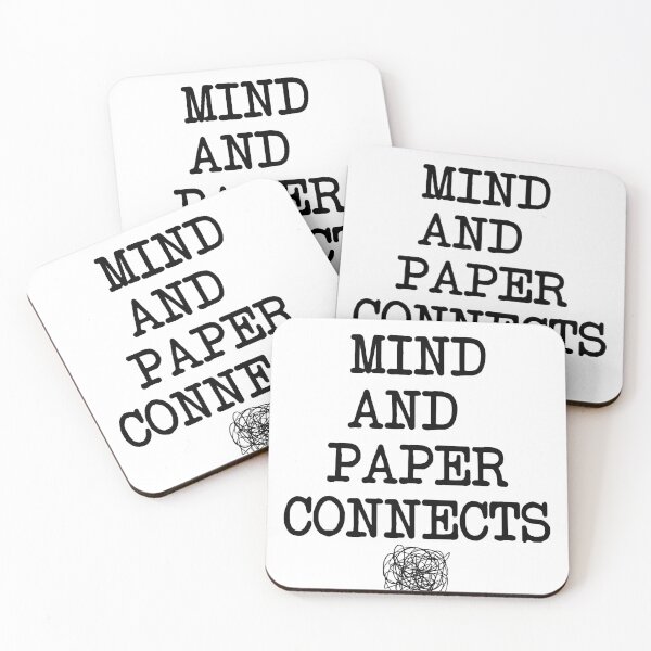 Item preview, mind and paper connects - mental health, anxiety, and journaling designed and sold by Therapy by Sen.