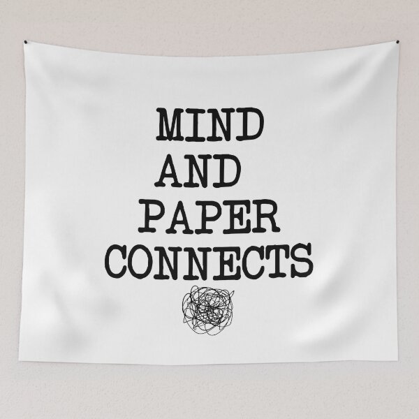 Item preview, mind and paper connects - mental health, anxiety, and journaling designed and sold by Therapy by Sen.