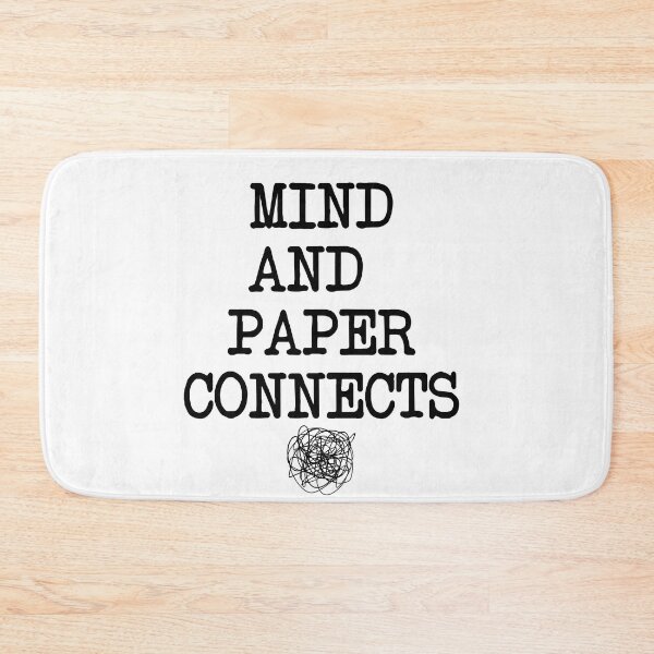 Item preview, mind and paper connects - mental health, anxiety, and journaling designed and sold by Therapy by Sen.