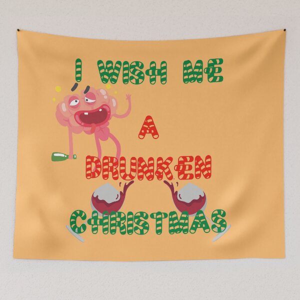 Item preview, I WISH ME A DRUNKEN CHRISTMAS BY SAGFABULOUS designed and sold by SagFabulous.