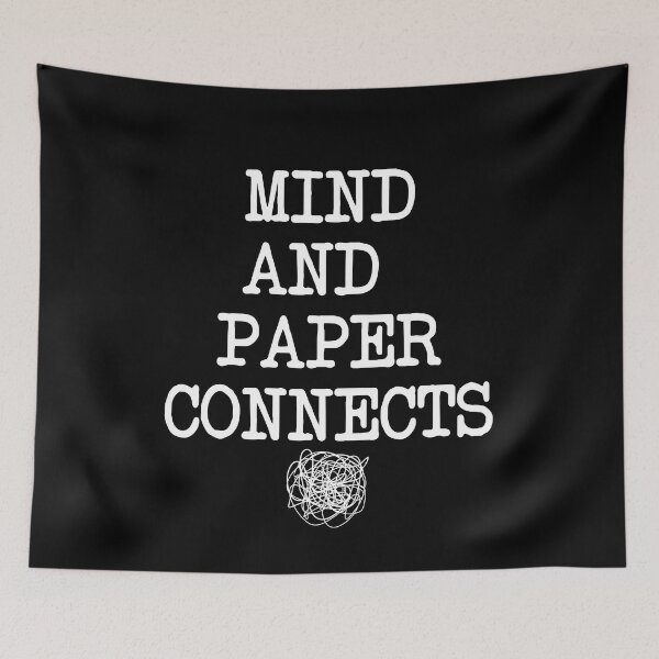 Item preview, mind and paper connects - mental health, anxiety, and journaling designed and sold by Therapy by Sen.