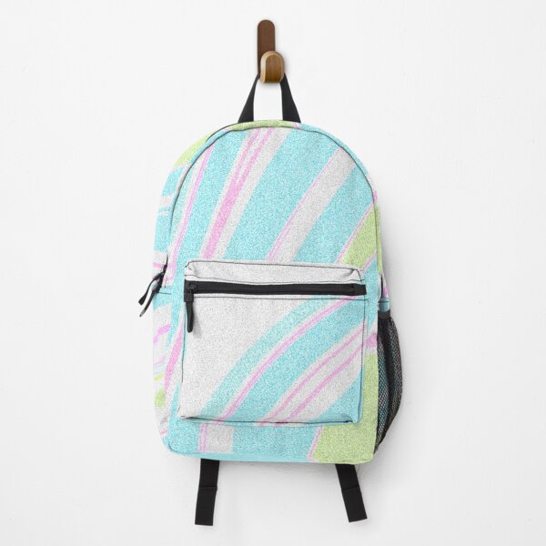 Item preview, Modern Grainy Liquid Swirl Abstract Pattern Square Pastel, Baby Girl, Neon Pastel Blue, Neon Pastel Green And Neon Pastel Pink Multicolor Design designed and sold by theprintedclub.