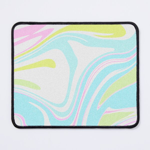 Item preview, Modern Grainy Liquid Swirl Abstract Pattern Square Pastel, Baby Girl, Neon Pastel Blue, Neon Pastel Green And Neon Pastel Pink Multicolor Design designed and sold by theprintedclub.