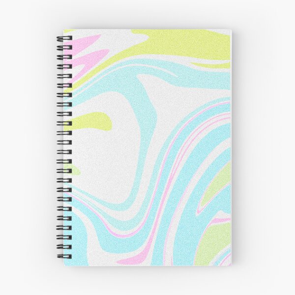 Item preview, Modern Grainy Liquid Swirl Abstract Pattern Square Pastel, Baby Girl, Neon Pastel Blue, Neon Pastel Green And Neon Pastel Pink Multicolor Design designed and sold by theprintedclub.