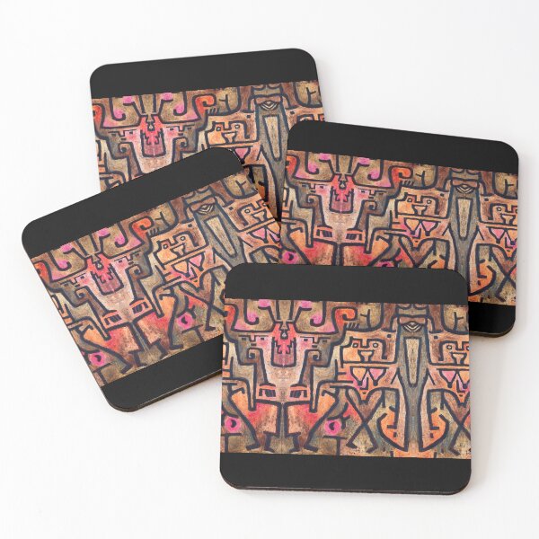 Item preview, Paul Klee Abstract Painting Wald-Hexen - Forest Witches designed and sold by AlohaHound.