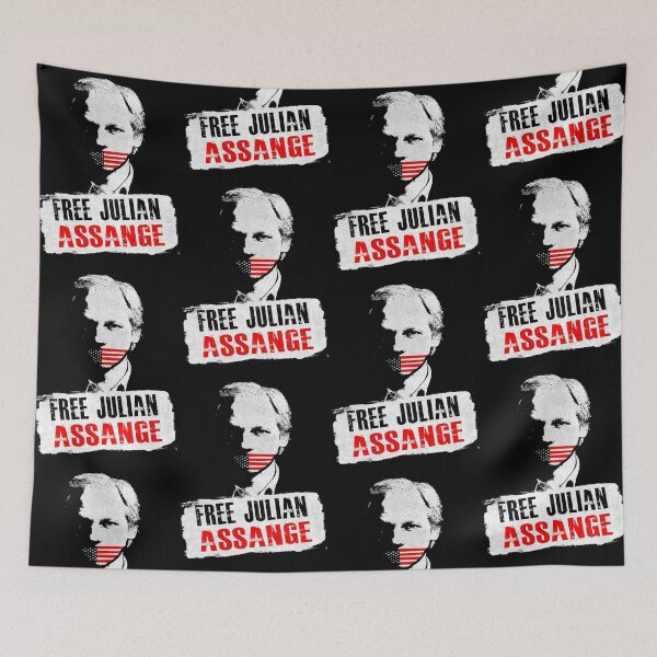 Item preview, Free Julian Assange  designed and sold by Helena Kluge.