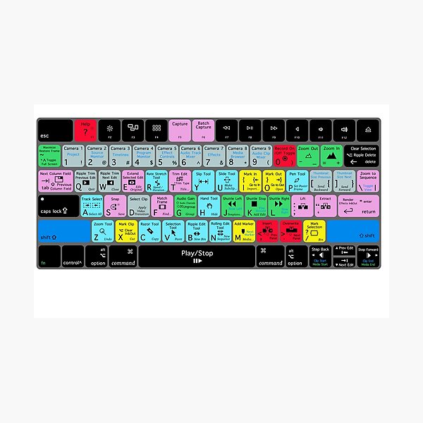 Item preview, Premiere Pro Shortcut Keyboard designed and sold by Loren-Fay13.