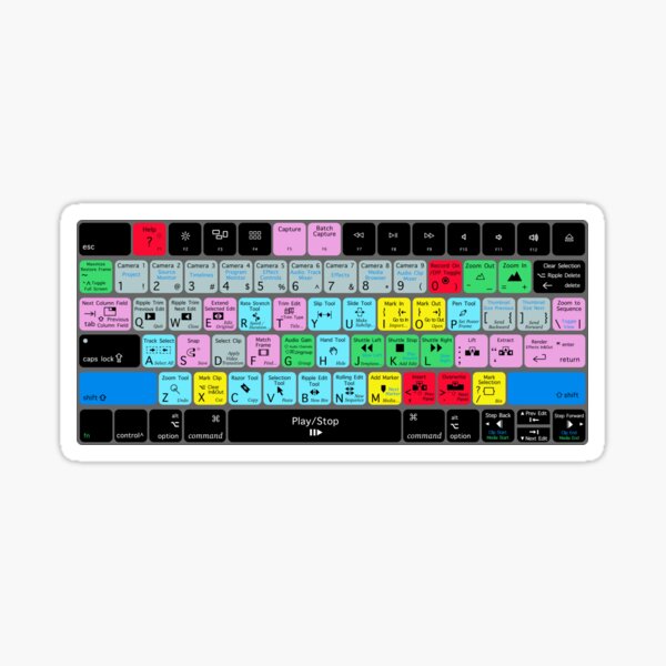 Item preview, Premiere Pro Shortcut Keyboard designed and sold by Loren-Fay13.