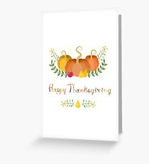 Thanksgiving greeting Greeting Card
