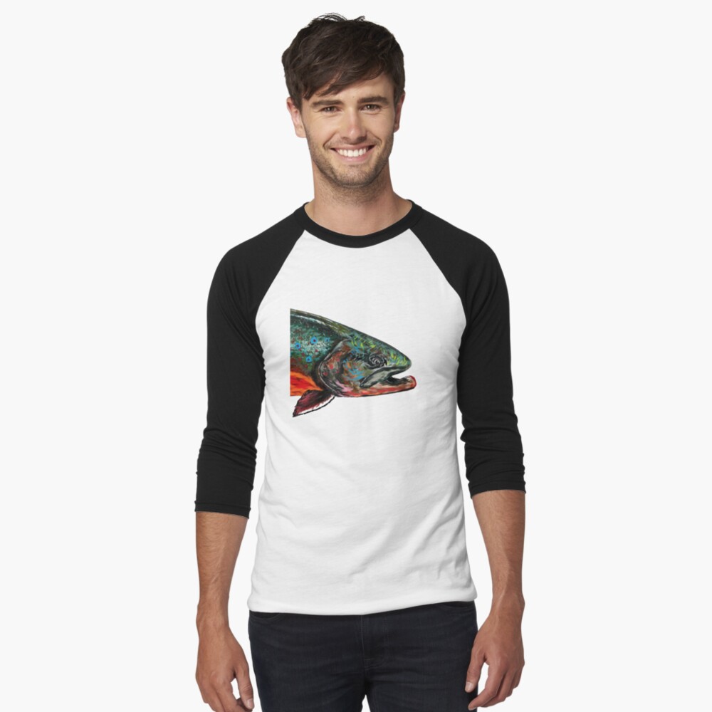 Vista previa del artículo con la obra «Camiseta ¾ estilo béisbol», diseñado y vendido por NINUNO.