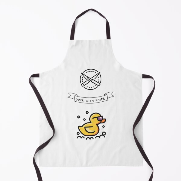 Item preview, Duck With Knife - Stop Ducking Around Cute Duck designed and sold by TarzanGrinch.