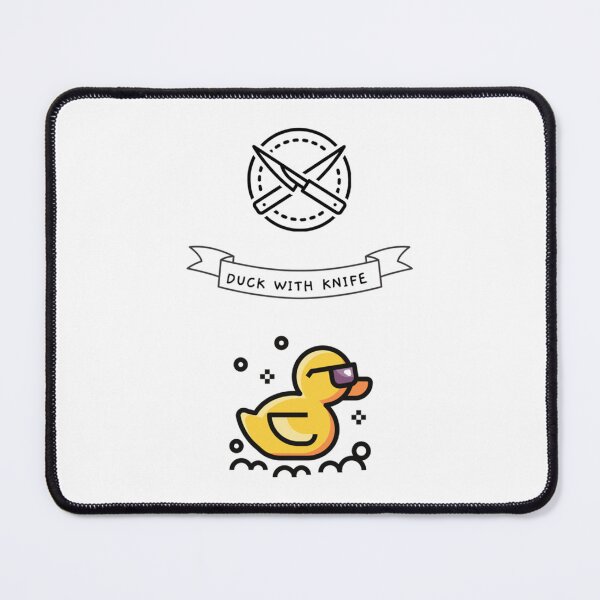Item preview, Duck With Knife - Stop Ducking Around Cute Duck designed and sold by TarzanGrinch.