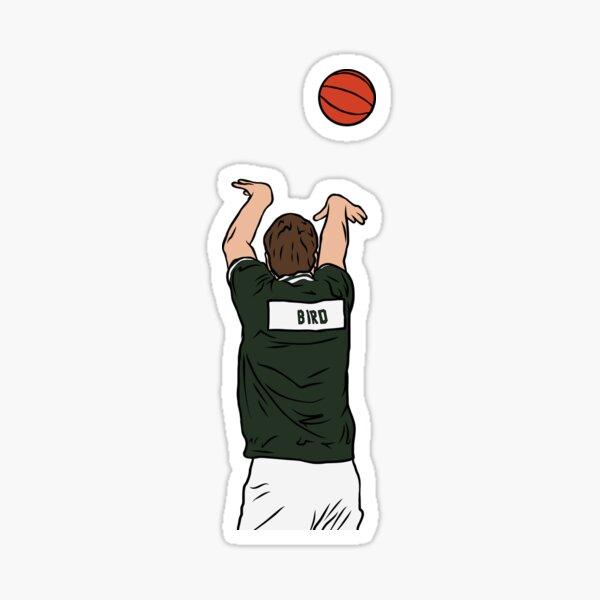 Item preview, Larry Bird For Three designed and sold by RatTrapTees.