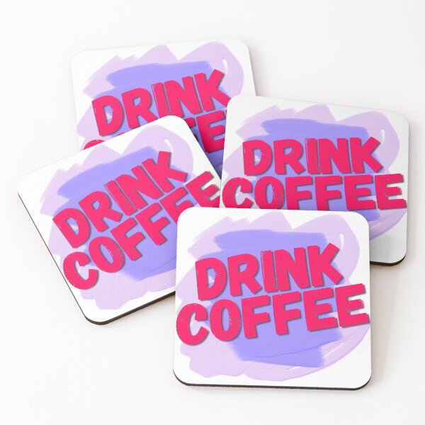 Item preview, Drink Coffee - Graphic Quote designed and sold by PixelBombs.