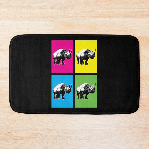Artikelvorschau, Pop Art Nashorn Racerback entworfen und verkauft von oliviatzk.
