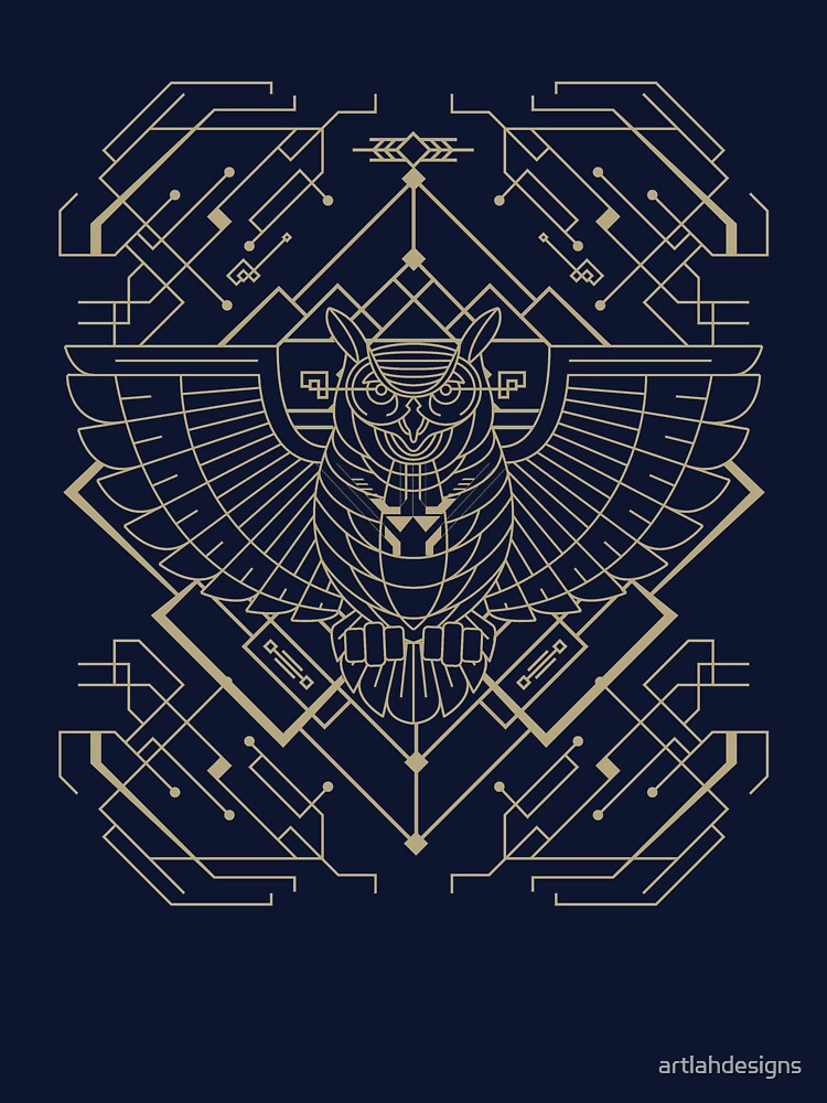 Thumbnail 7 of 7, Classic T-Shirt, Tech Owl designed and sold by artlahdesigns.
