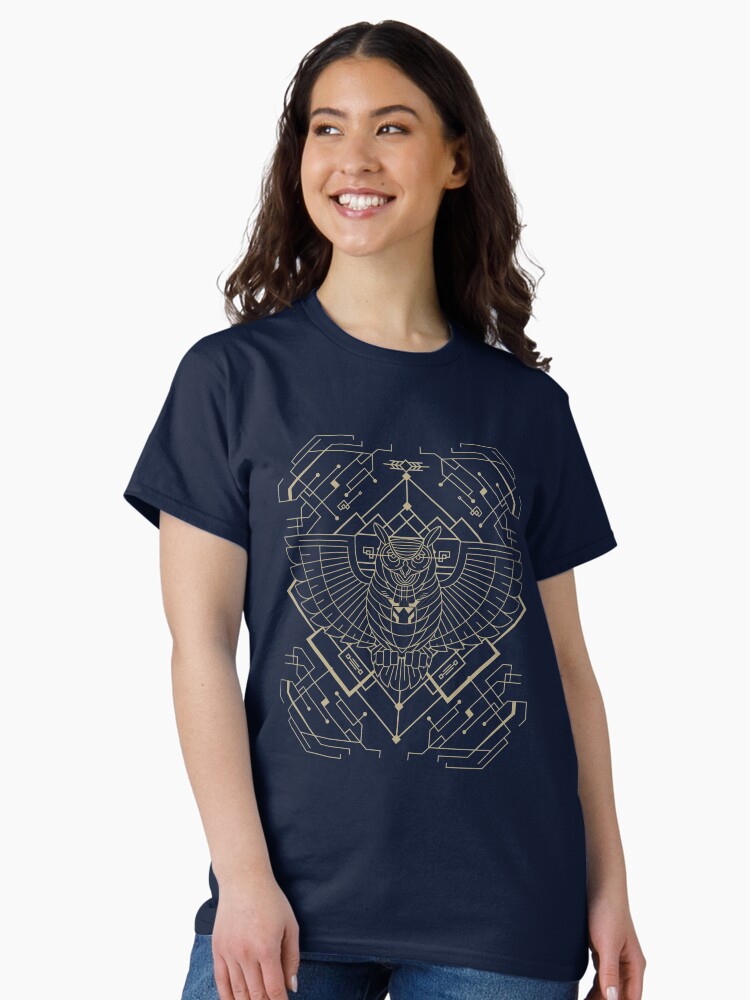 Thumbnail 1 of 7, Classic T-Shirt, Tech Owl designed and sold by artlahdesigns.
