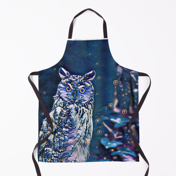 Item preview, Owl in blue designed and sold by MagiLand ⭐⭐⭐⭐⭐.