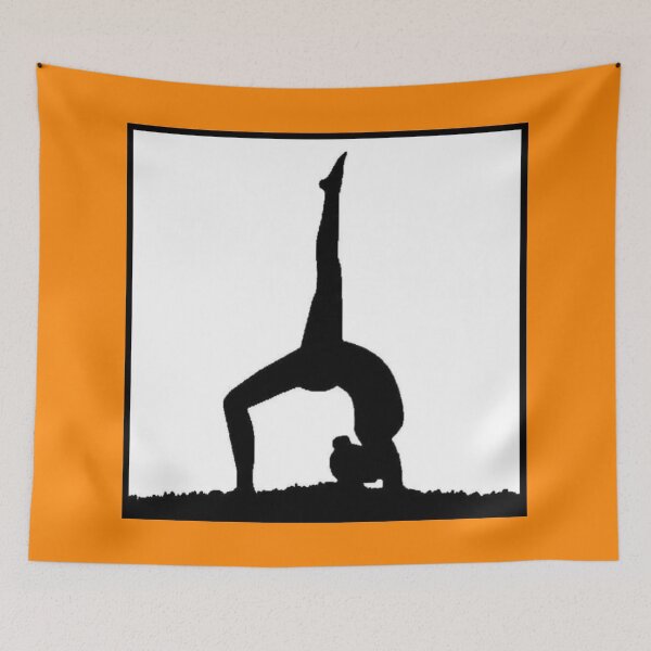 Item preview, INVERTED STAFF POSE | Yoga Art~Design (white box) designed and sold by CONTEMPORARY ART~DESIGN.